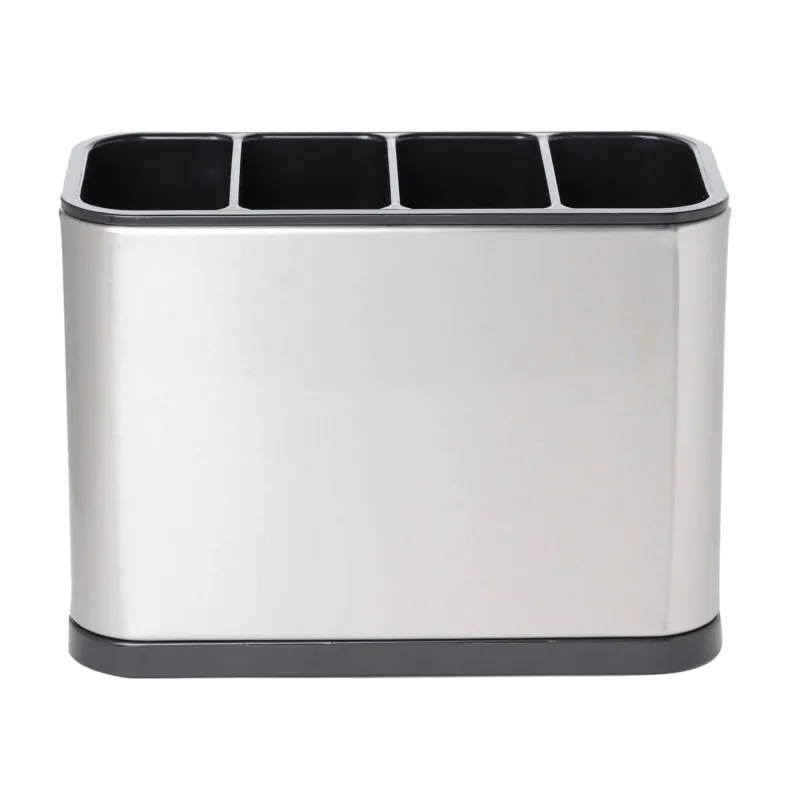 Flatware stand, 13x18 cm, 4 units, steel / plastic, Classic, image-0