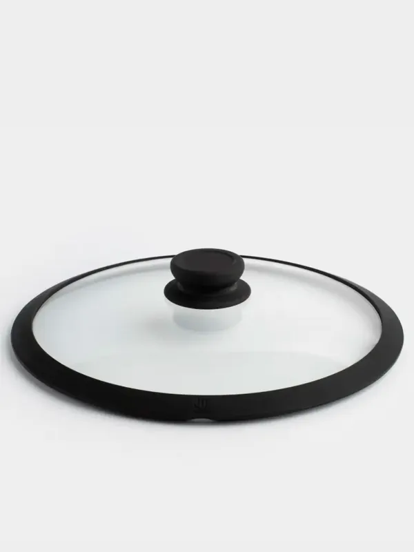 Lid, 28 cm, glass T / silicone, Solution accessory, image-0