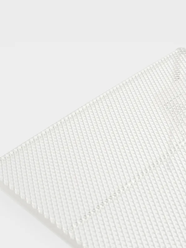 Shelf organizer for the cabinet, 34х23 cm, metal, milky, Grid, Method, image-4