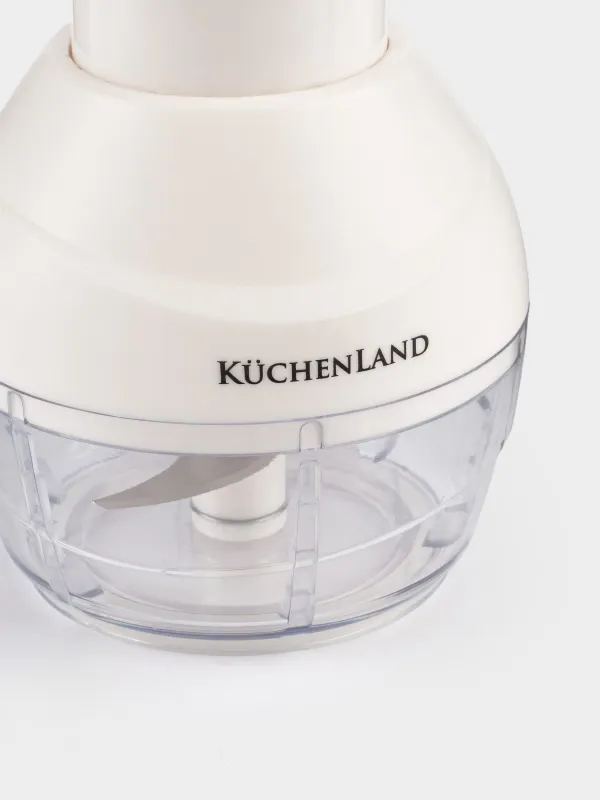 Chopper-blender, 12 cm, mechanical, plastic/steel, Milk, Soft kitchen, image-2