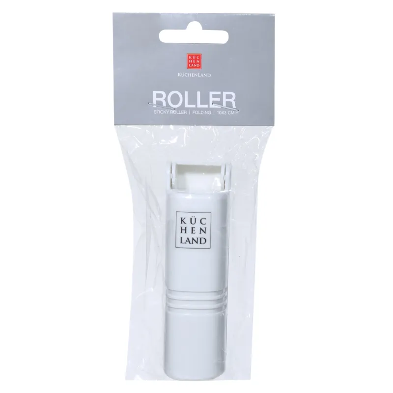 Cloth cleaning roller, 10 cm, Reusable, Folding, Grey, Roller, image-2
