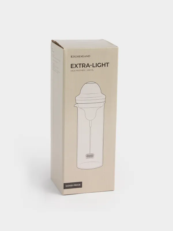 Milk frother, 450 ml, with capacity, glass B / plastic, Extra-light, image-6