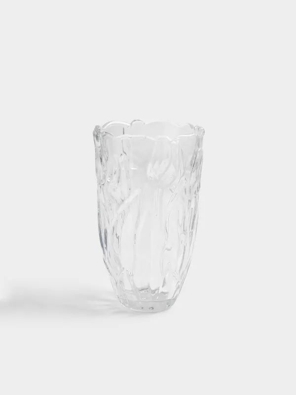 Flower vase, 24 cm, glass, Tulips, Tulip, image-0