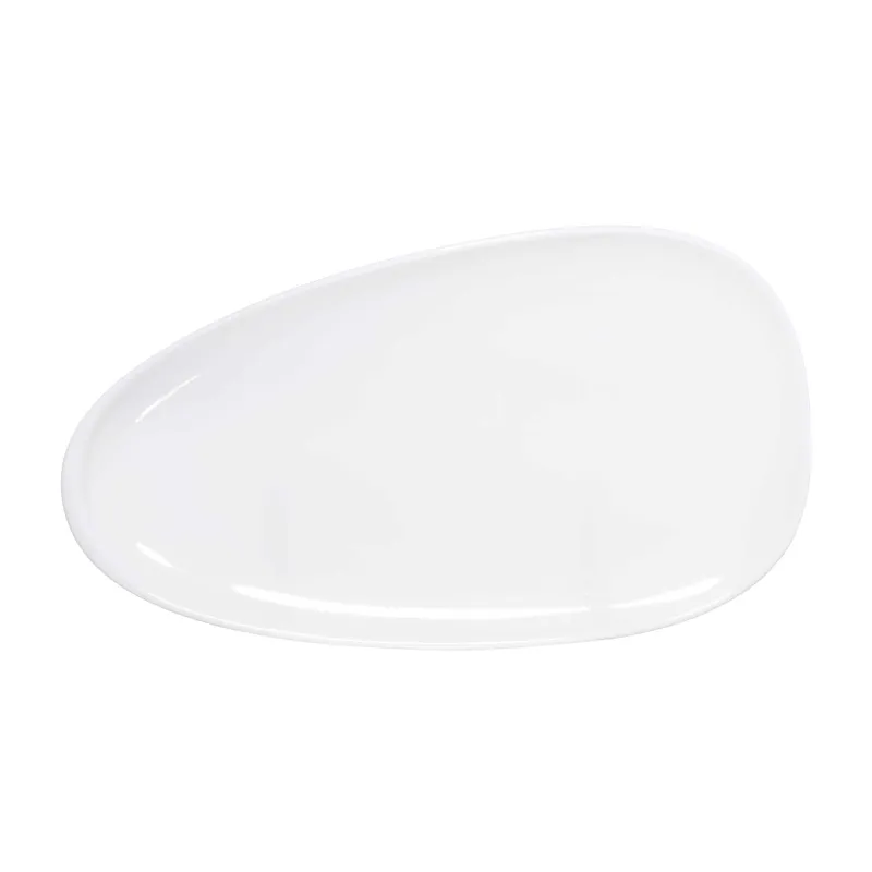 Dish, 26x14 cm, porcelain P, oval, white, Synergy, image-1