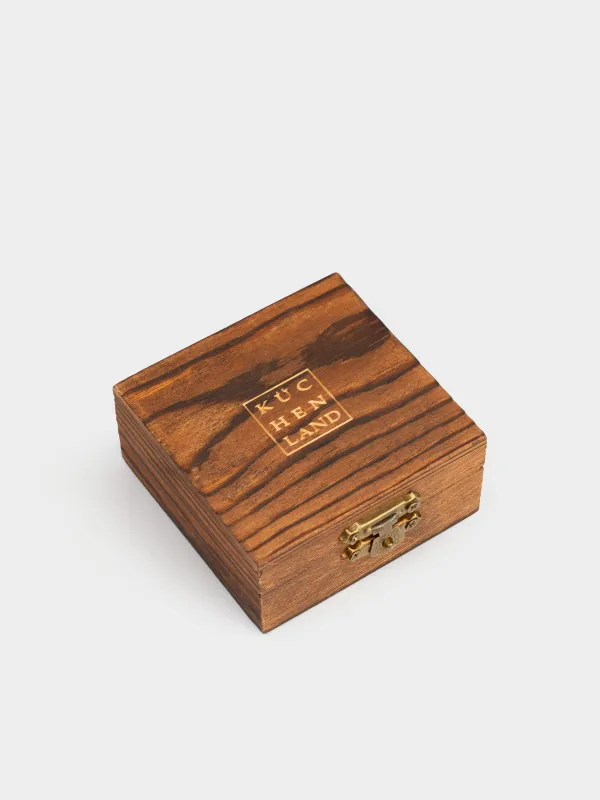 Set of cubes for cooling drinks, 10 pr, in a box, basalt, image-4