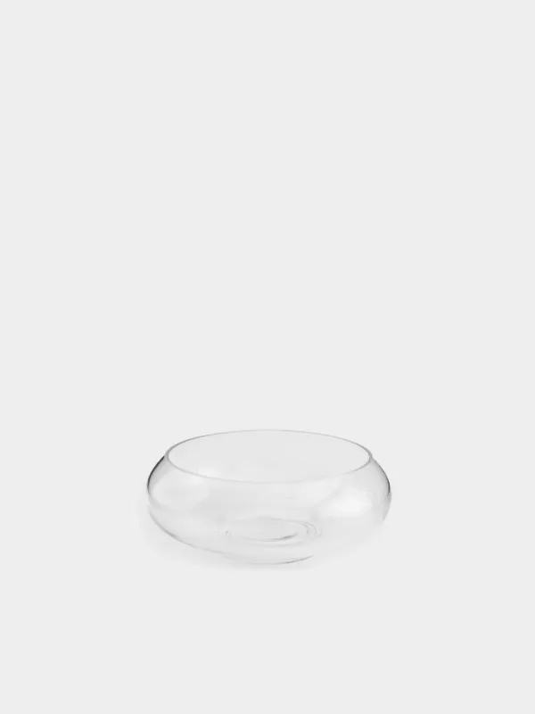 Salad bowl, 17x7 cm, glass, Clear, image-0