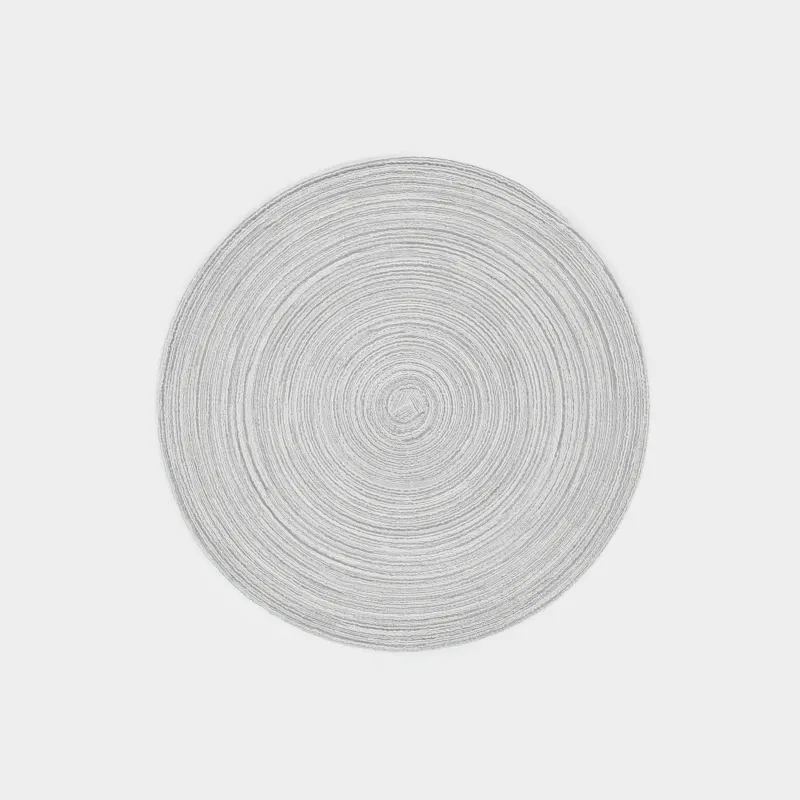 Placemat, 38 cm, polyester, round, sand-beige, Rotary