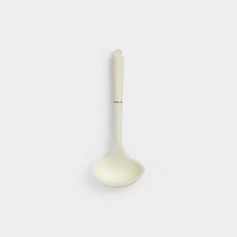 Ladle, 32 cm, silicone/nylon, milky, Milk kitchen