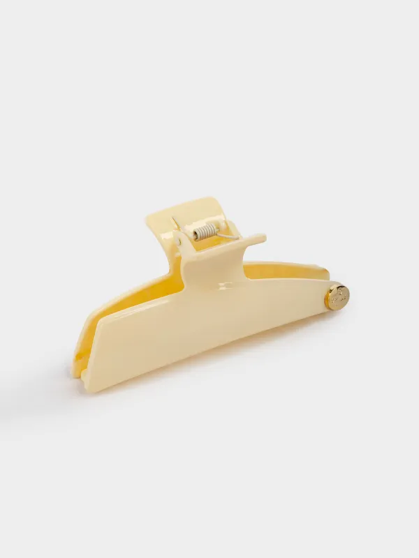 Hair clip, 12 cm, Acrylic / metal, color, Crab, Hair basic, image-1