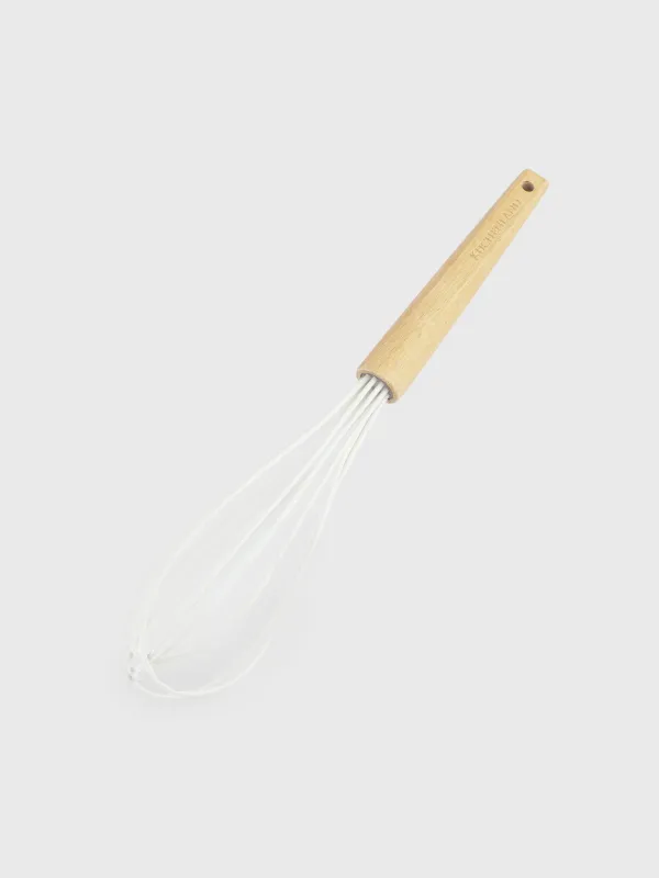 Whisk, 31 cm, silicone / wood, beige, Provence, image-1