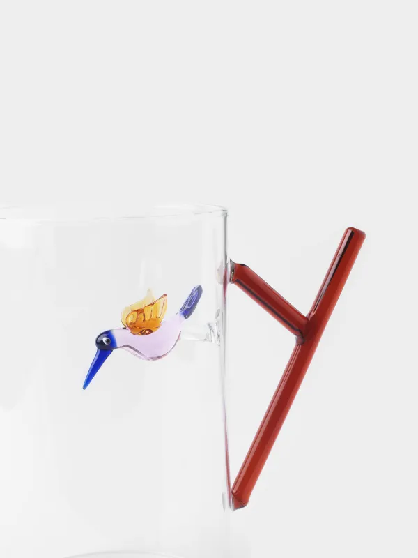 Jug, 1.4 l, glass B, brown handle, Hummingbird, Shape, image-1