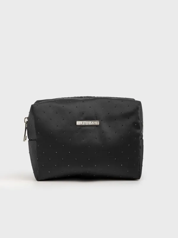 Makeup bag, 17x13 cm, nylon, black, Force night, image-0