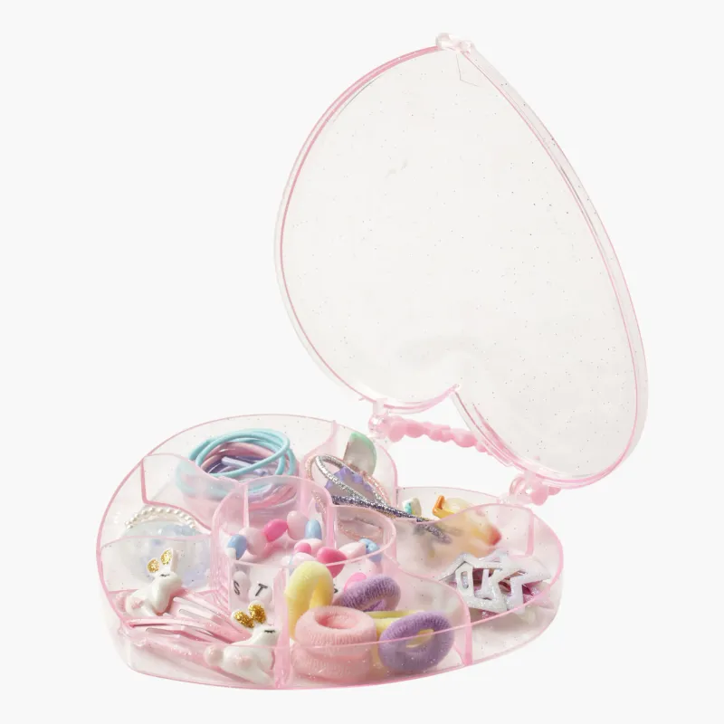 Jewelry set, children's, 12x16 cm, in a case, plastic / metal, Views kids, image-1