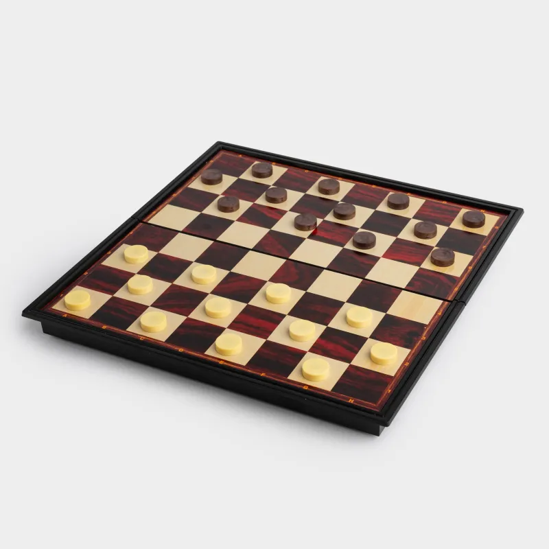 Board game, 25x25 cm, checkers/backgammon, road, plastic, Hobby light, image-4