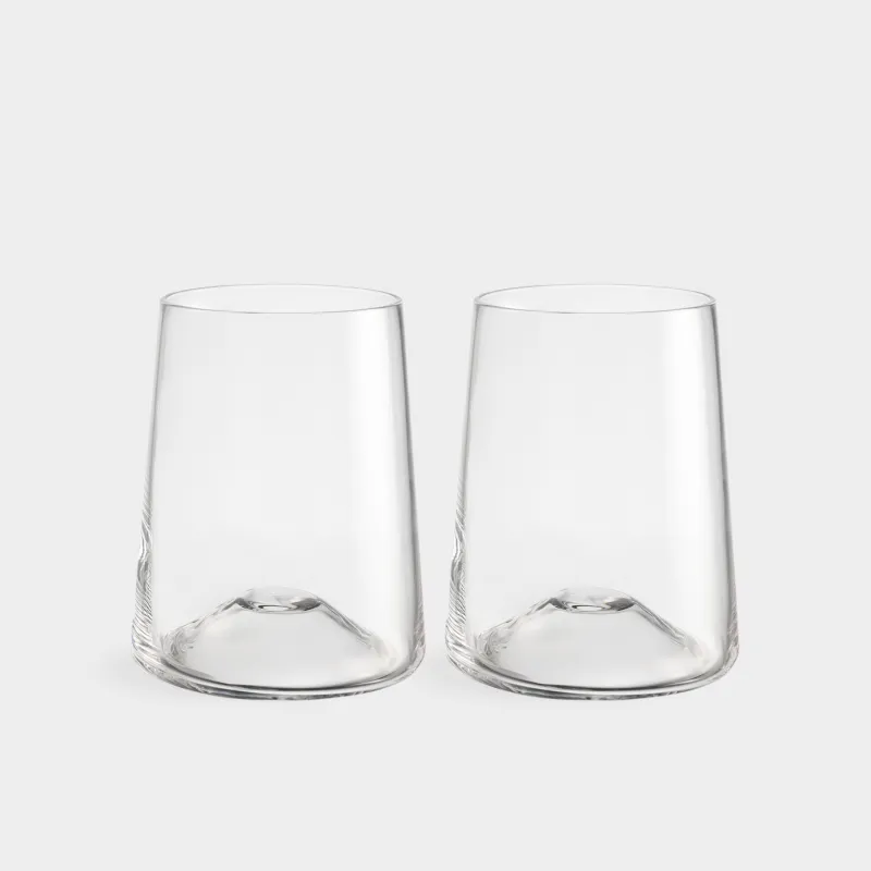 Glass, 10 cm, 360 ml, 2 pcs, glass, Savelli