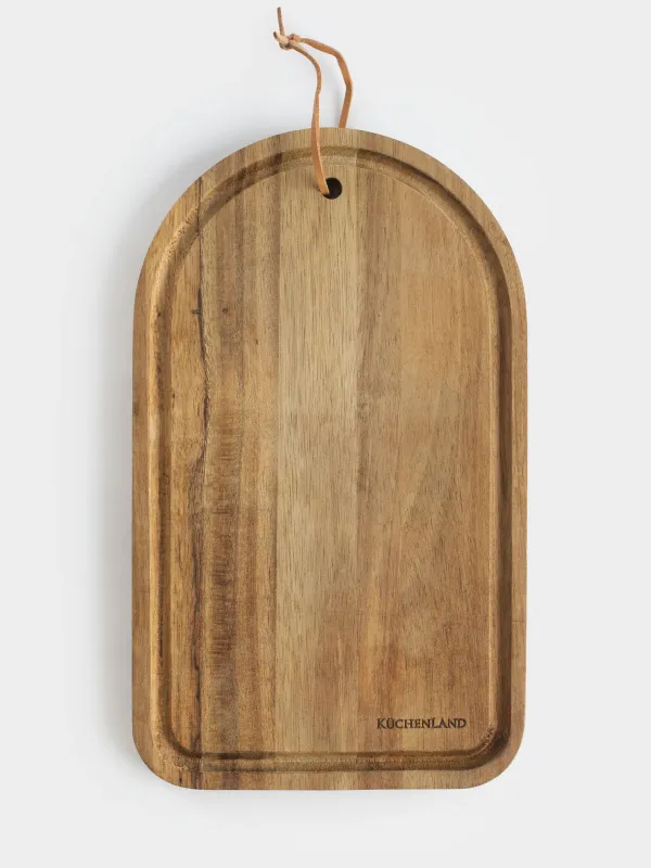 Cutting board, 30x18 cm, wood, Noble tree, image-0