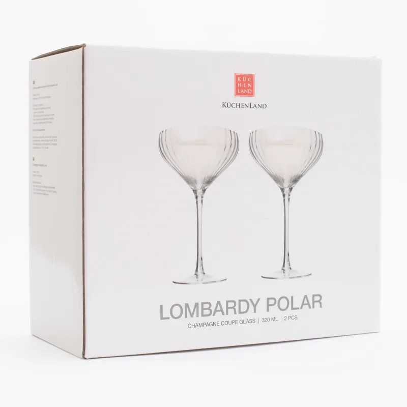 Drinking glass, 320 ml, 2 pcs, glass, mother-of-pearl, Lombardy polar, image-6