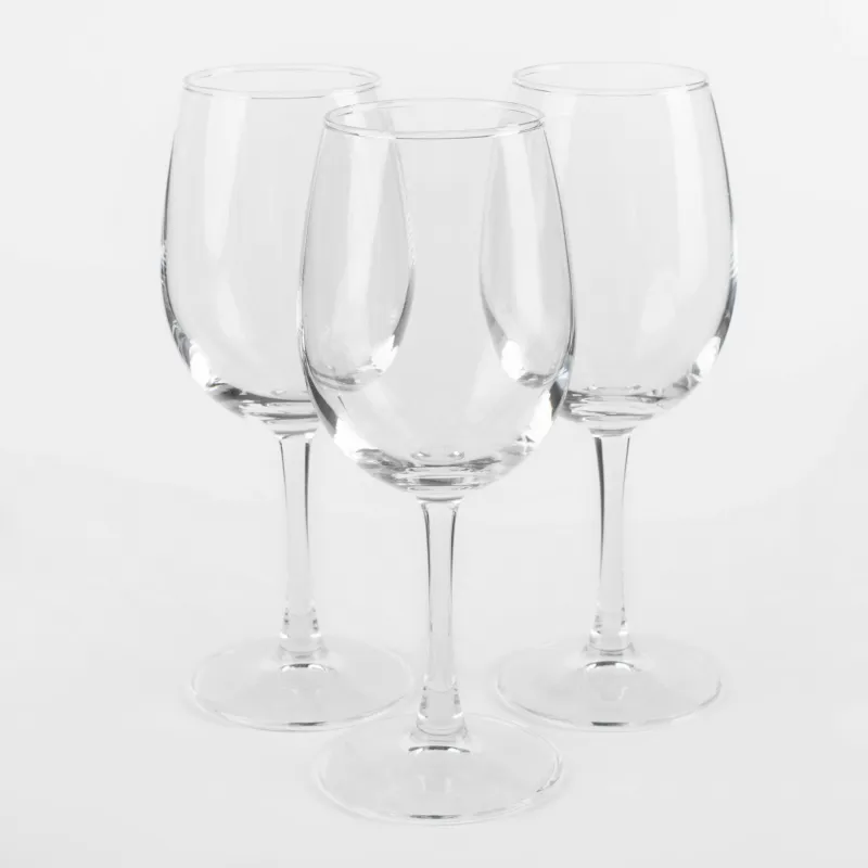 White wine glass, 350 ml, 6 pcs, glass, Lecco, image-0