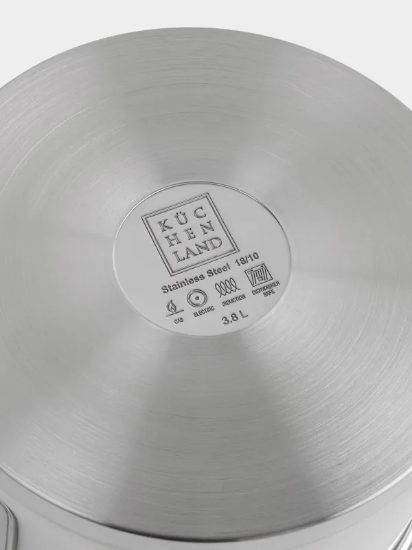 Pot with Lid, 20 cm, 3,8 l, Silver Stone, image-7