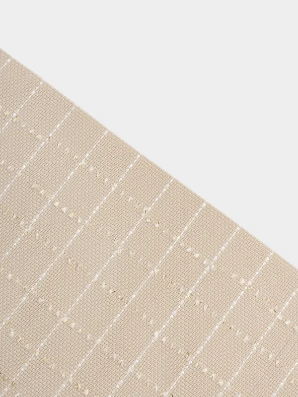 Placemat, 30x45 cm, PVC / polyester, rectangular, beige, Cage, Solid, image-3