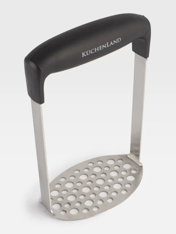 Puree press, 18 cm, steel / plastic, black, Classic, image-3