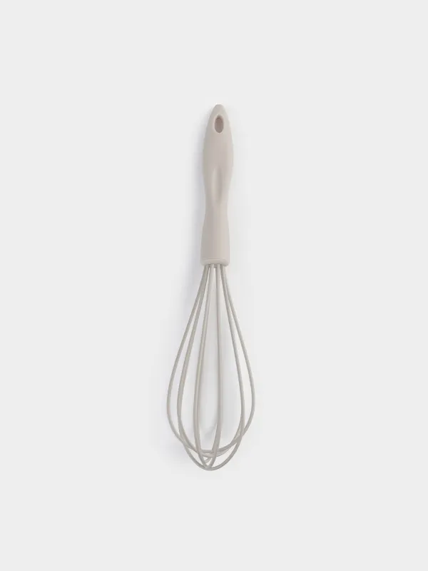 Whisk, 26 cm, silicone / plastic, beige, Benefit, image-3