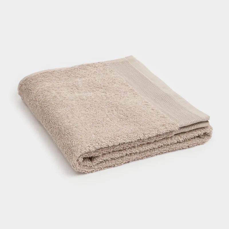 Towel, 50x90 cm, cotton, beige, Vari cotton, image-1