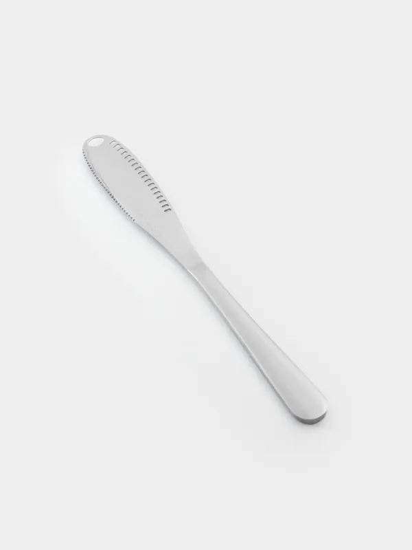 Butter knife, 20 cm, double-sided, steel, Classic, image-1