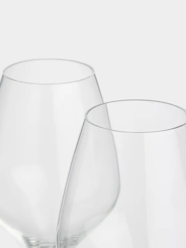 Drinking glass, 450 ml, 2 pcs, with pearls, glass / plastic, Crystal pearl, image-2