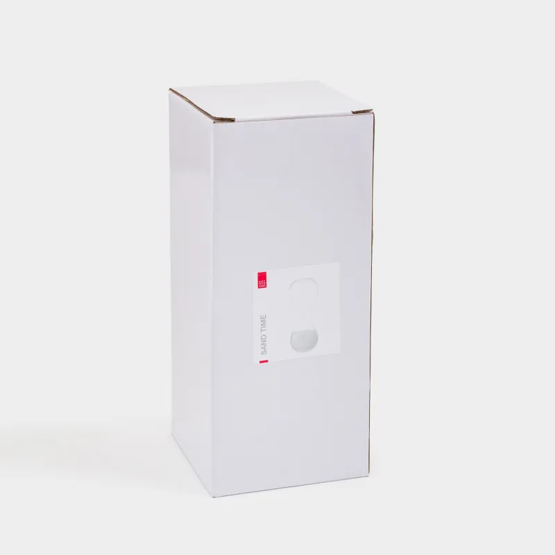 Sand clock, 20 cm, 15 seconds, with crystals inside, glass, Sand time, image-3