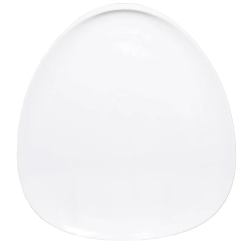 Dinner plate, 27x25 cm, porcelain P, white, Synergy