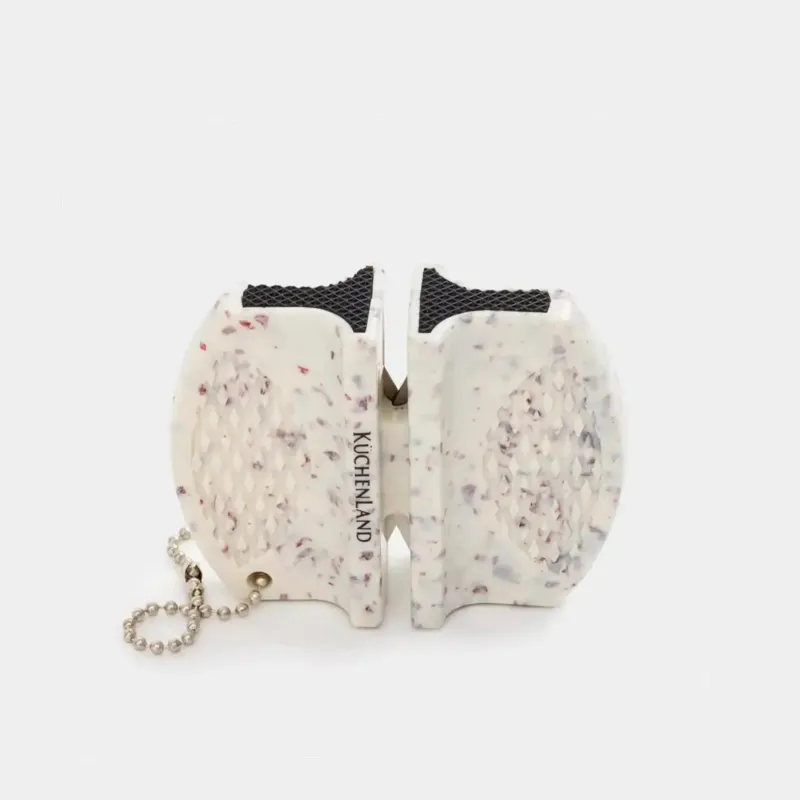 Knife sharpener, 7 cm, plastic/steel, Dairy, Accessories