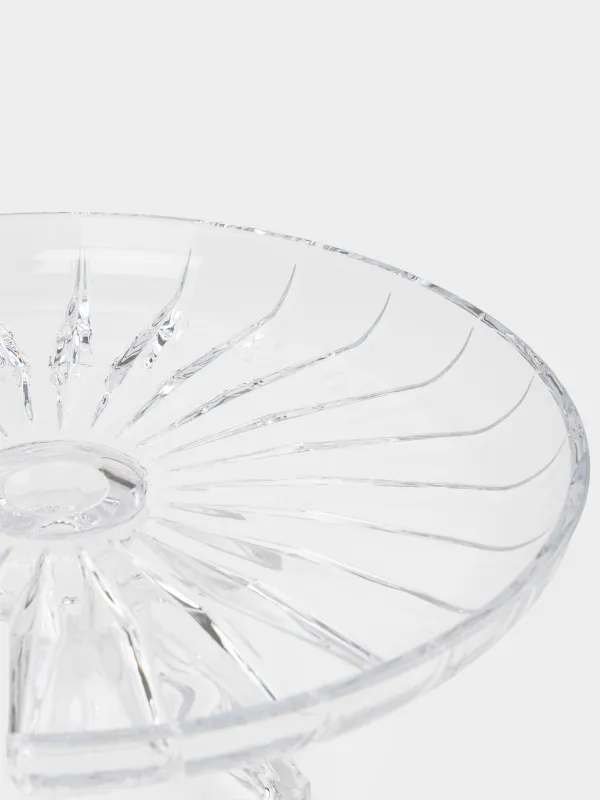 Dish on a leg, 31x12 cm, glass R, Glare, image-3