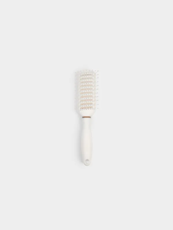 Hair massage comb, 22 cm, plastic, beige, Alini, image-0