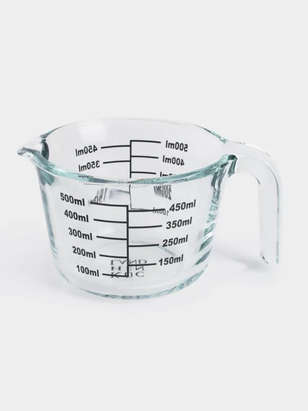 Measuring dish, 500 ml, glass, Bakery