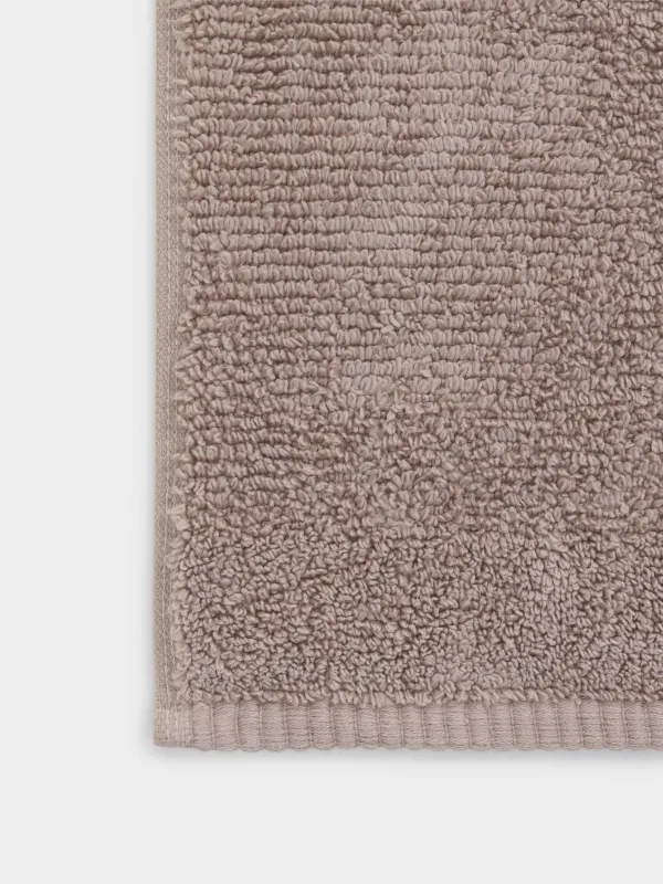 Towel, 40x60 cm, cotton, brown, Terry cotton, image-4