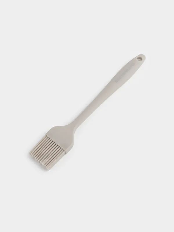 Cooking brush, 21 cm, silicone / nylon, beige, Benefit, image-1