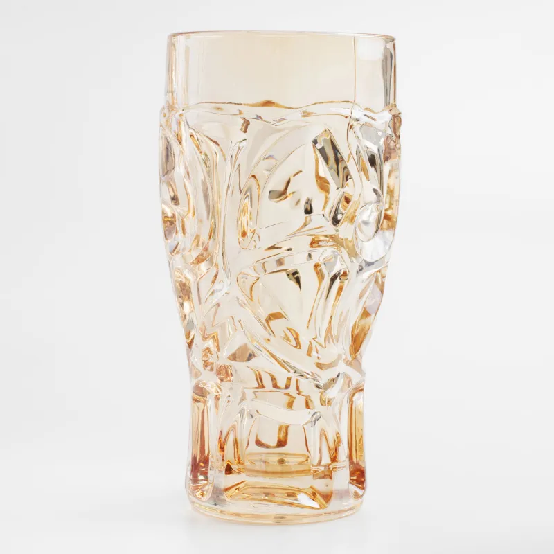 Glass, 15 cm, 270 ml, glass R, amber, Patterns, Gala, image-2