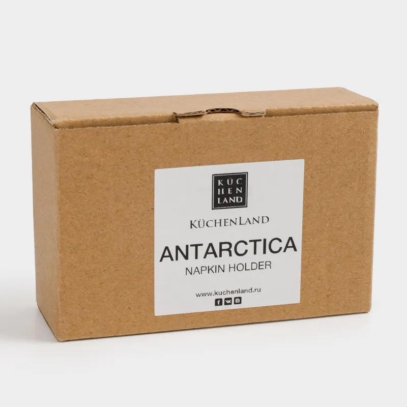 Napkin holder, 11 cm, porcelain F, Antarctica, image-5