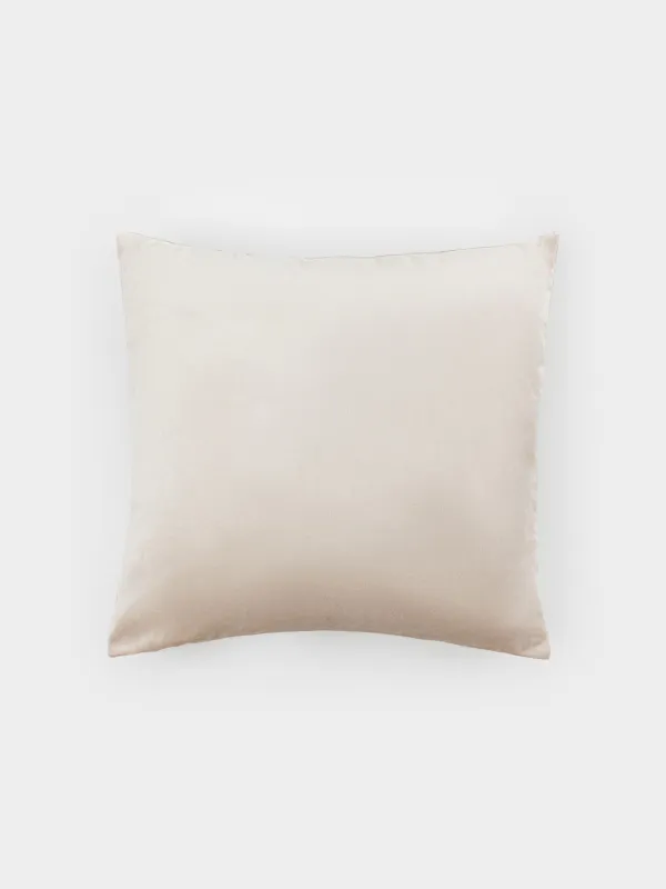Decorative pillow, 45x45, corduroy, gray-brown, Sweet home, Scroll, image-1