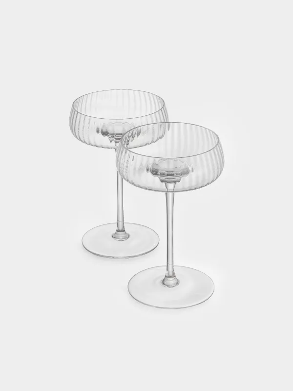 Drinking coupe glass, 270 ml, 2 pcs, glass, Sorento R, image-1