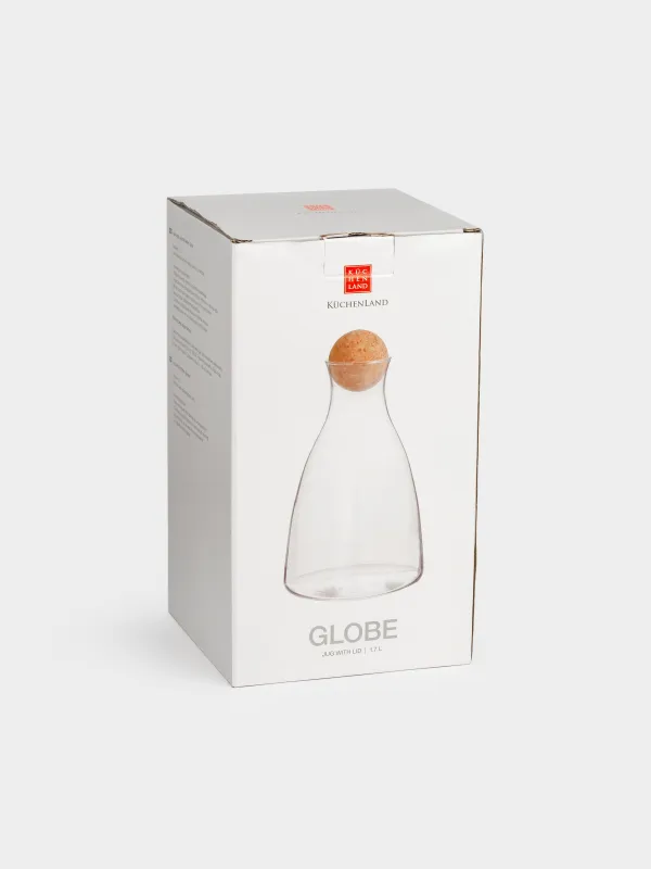 Jug, 1,7 l, with lid, glass B/stopper, Ball, Globe, image-5