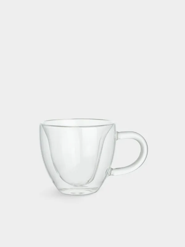 Mug, 250 ml, 2 pcs, glass B, Heart, Air Shape, image-3