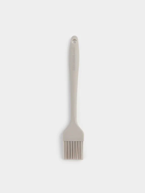 Cooking brush, 21 cm, silicone / nylon, beige, Benefit, image-0