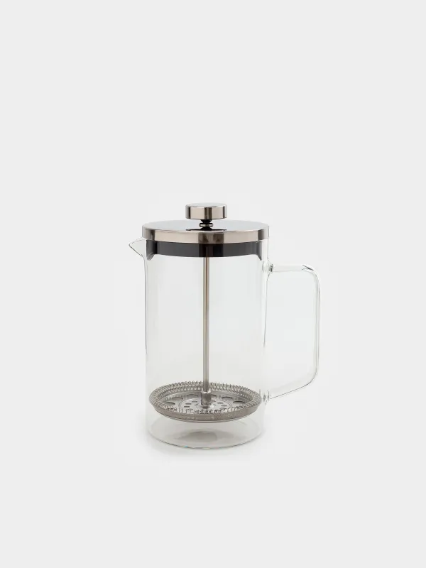 French press, 1 l, B glass / steel, Flavor, image-0