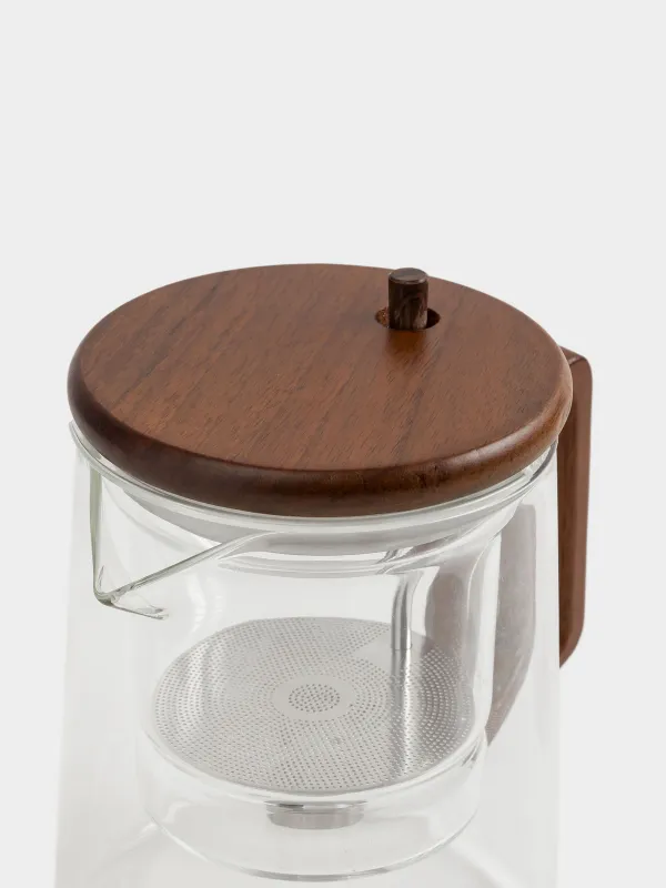 Teapot, 600 ml, glass B, Clear wood, image-7