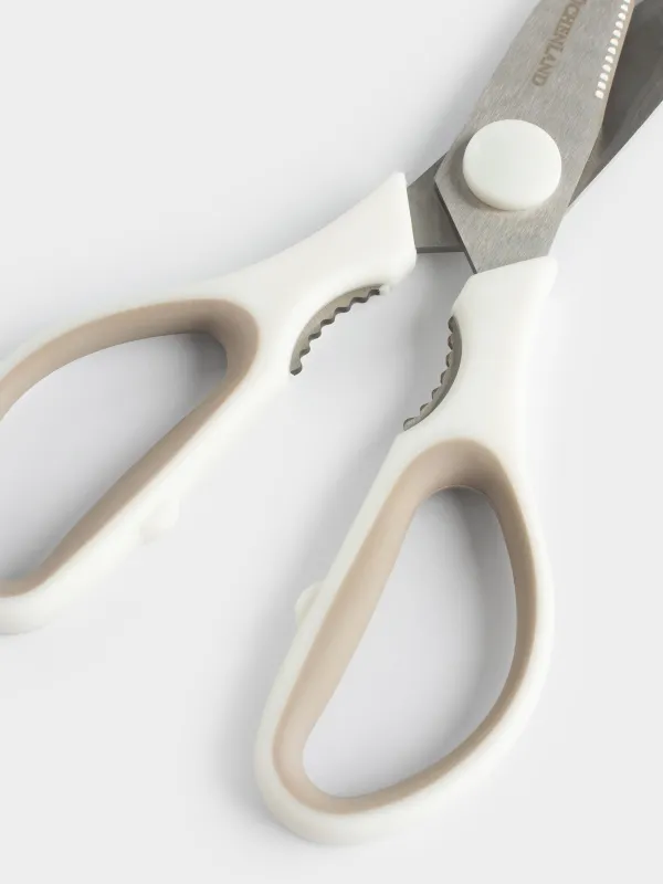 Kitchen scissors, 21 cm, steel/plastic, cream, Soft Kitchen, image-5