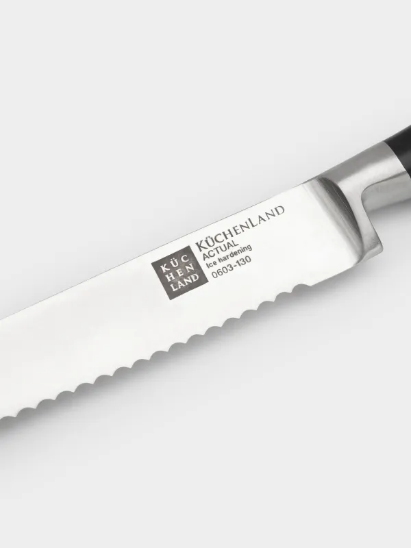 Knife set, 4 pr, steel / plastic, Actual, image-2