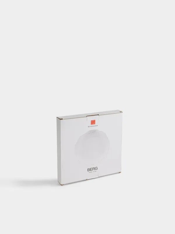 Snack plate, 21 cm, glass, with golden edging, Berg, image-3