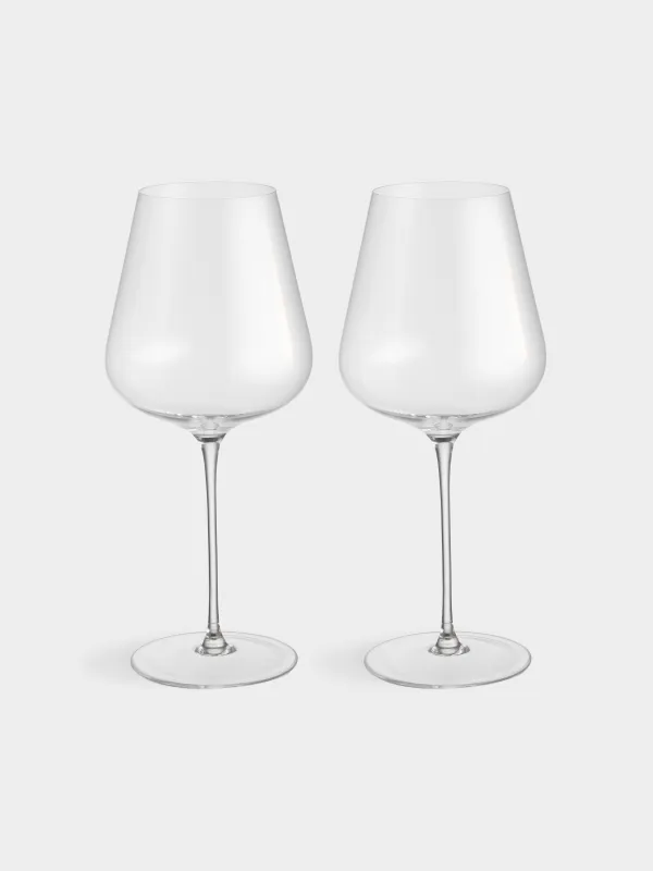 Red wine glass, 650 ml, 2 pcs, crystal glass, Ferentino, image-0